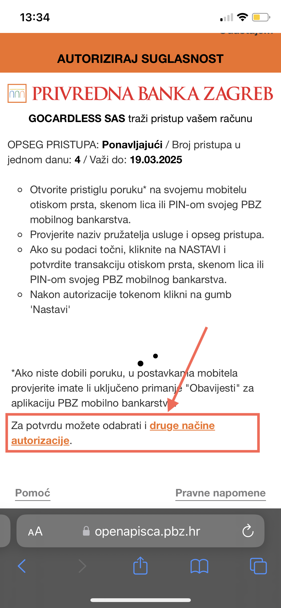 Bilance app screenshot