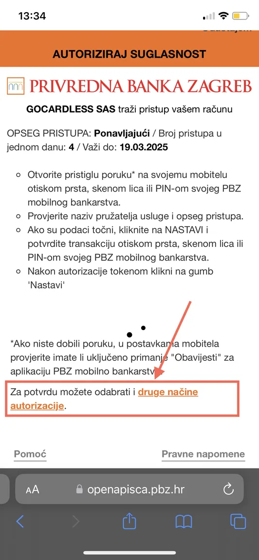 Bilance app screenshot