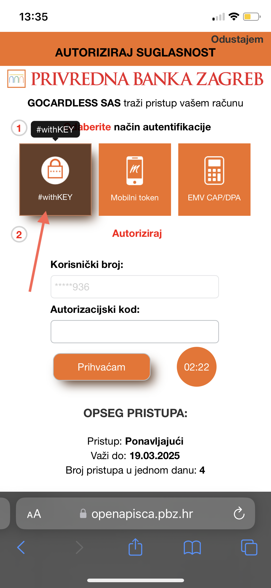 Bilance app screenshot