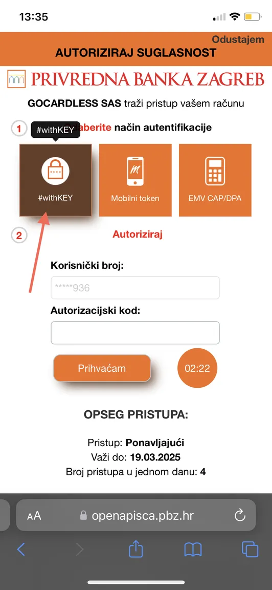 Bilance app screenshot