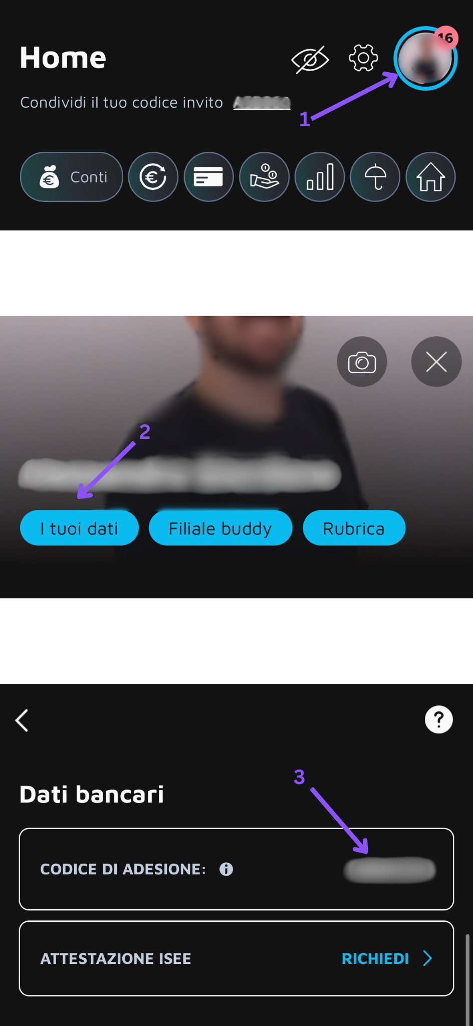 Bilance app screenshot