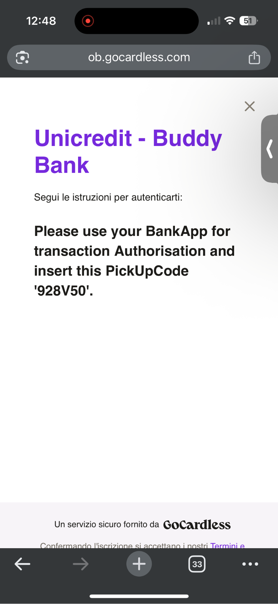 Bilance app screenshot