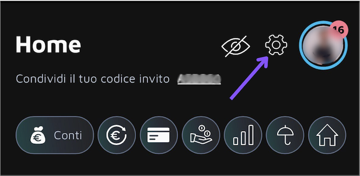 Bilance app screenshot