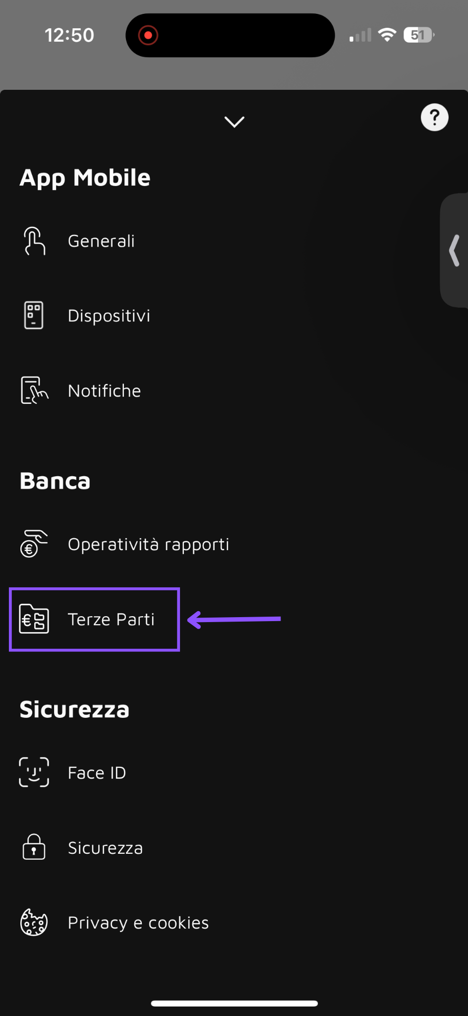 Bilance app screenshot