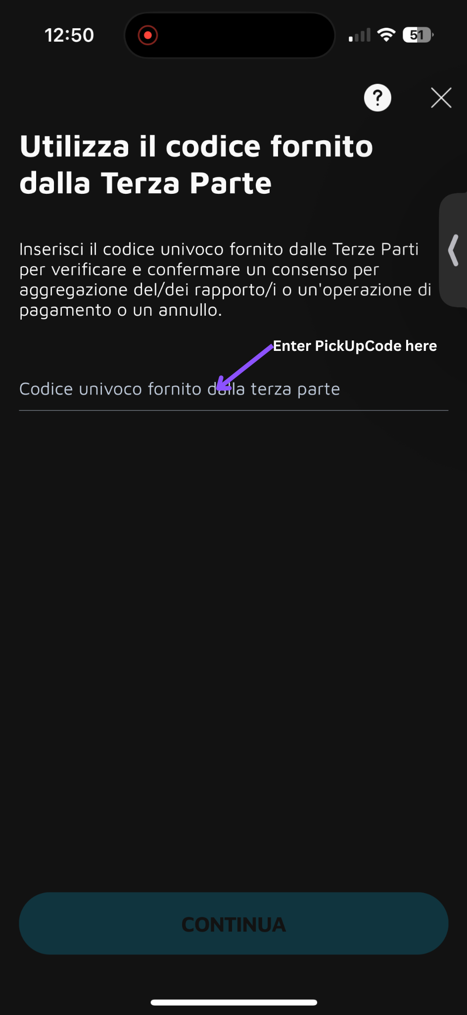 Bilance app screenshot
